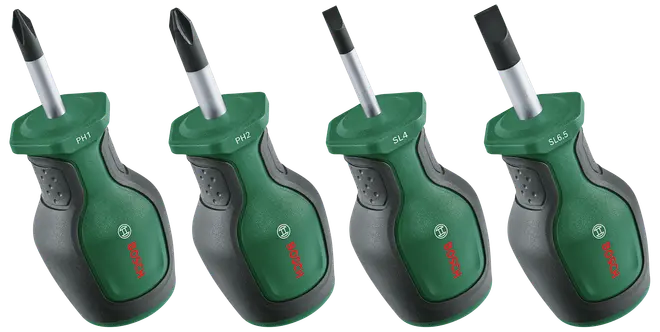 Skruvmejselsats kort 4 delar