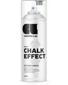 Cosmos Lac Matt Chalk Effect spraymaling, 02 Pure White, 400 ml. Hurtigtørrende akrylformel, ideel til møbler, ekstra dyse til store flader, drypfri teknologi.