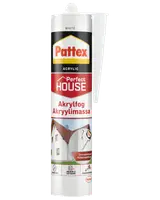 Pattex Perfect House akrylfugemasse, grå, 300ml patron. Til indendørs og udendørs brug, lugtfri, overmalbar. Anvendes til fugning af samlinger og revner i bygninger.