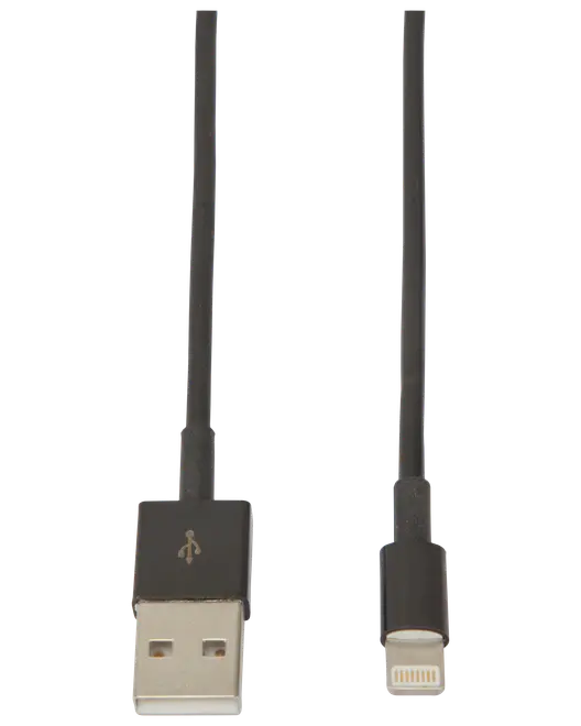 Sinox lightningkabel svart 1 m