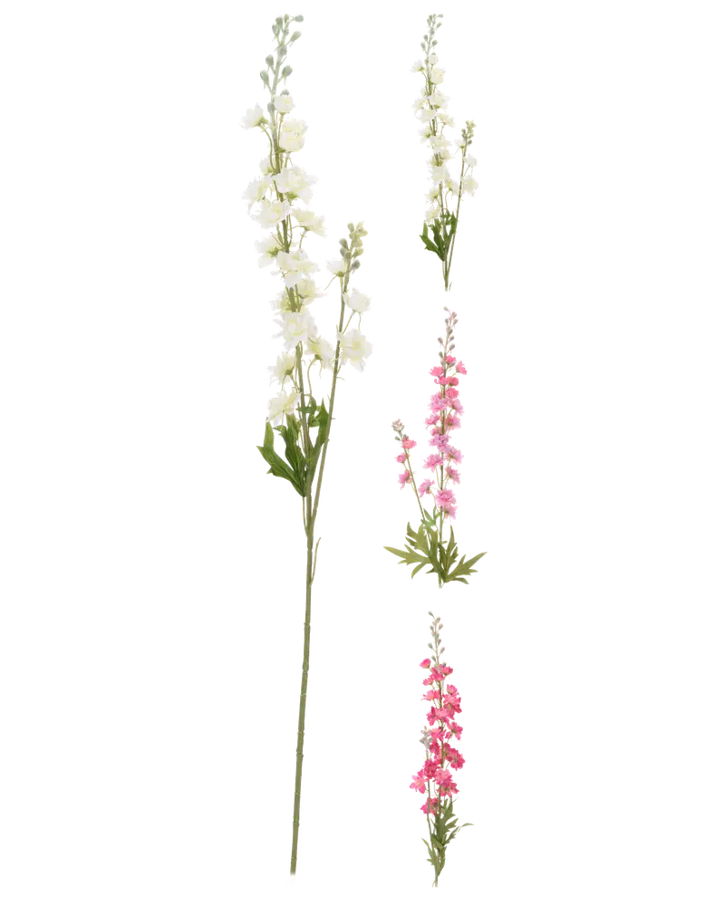 Kunstig ridderspore - 85 cm assorterede farver