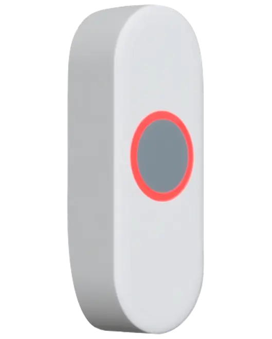 Dørklokke transportabel trådløs med lys