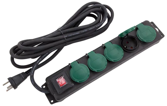 Forgreningsled 5 udtag 3G1,5 mm²