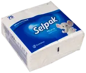 Selpak Servietter hvid 75 stk.