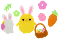 Vinduesklistermærker - Påske