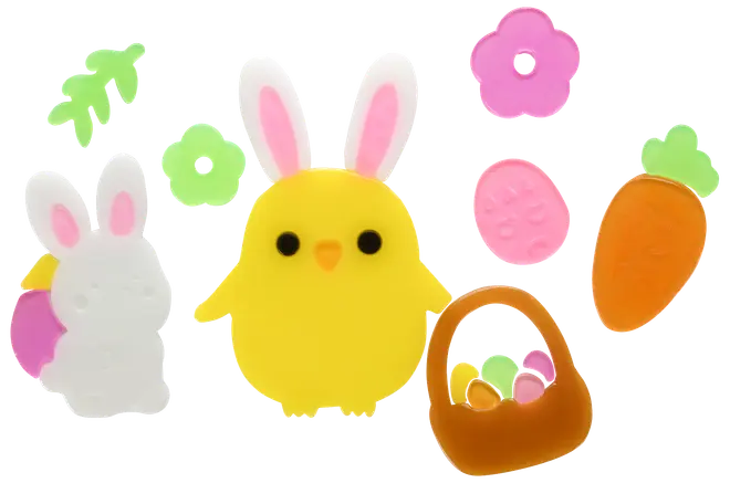 Fönsterdekoration - Påsk