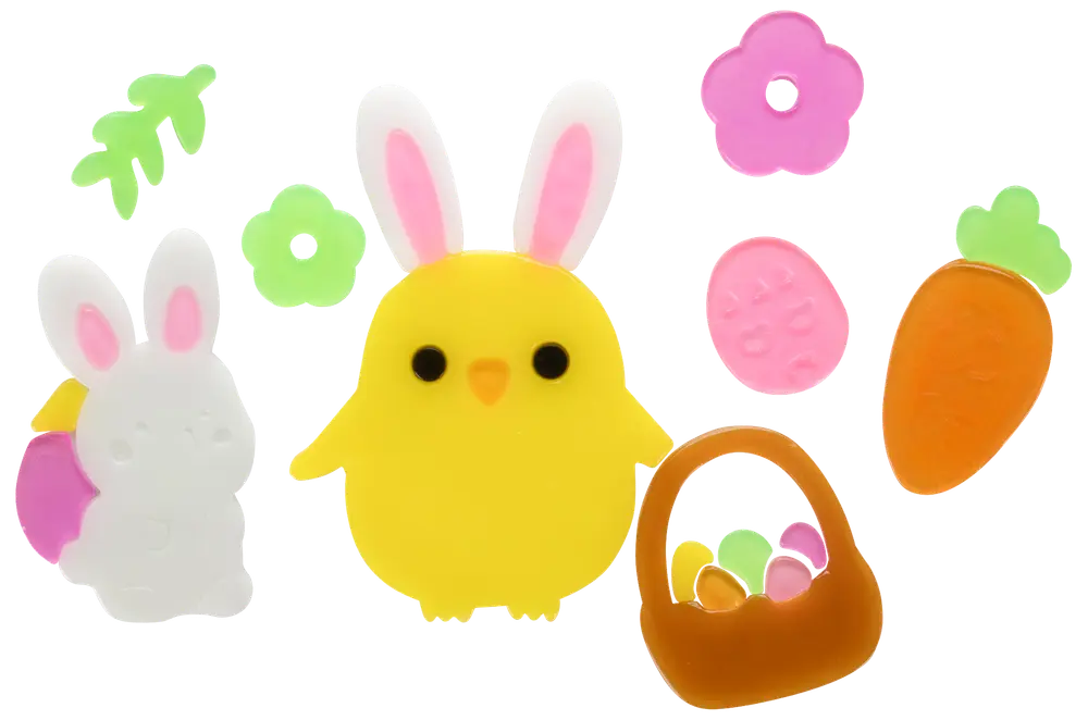 Vinduesklistermærker - Påske