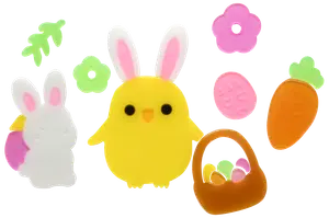Vinduesklistermærker - Påske