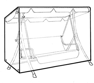 Hammocköverdrag 215x155x145 cm