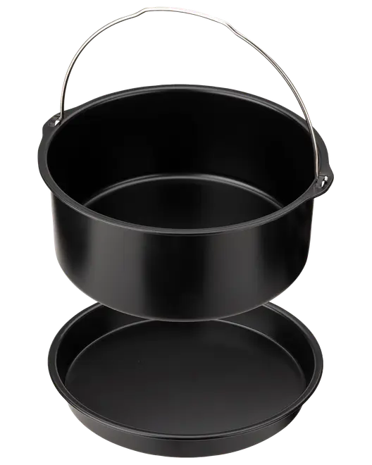 Bageskål og pande til airfryer rund - Ø20 cm