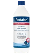 Rodalon Indendørs desinfektionsmiddel, 1-liters flaske med blå låg. Fjerner dårlig lugt, effektiv mod virus og bakterier. Til køkken, badeværelse, inventar og tekstiler. Blegemiddelfri.