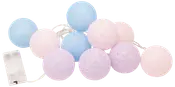 Lyskugler Ø6 cm 10 stk. - pastel