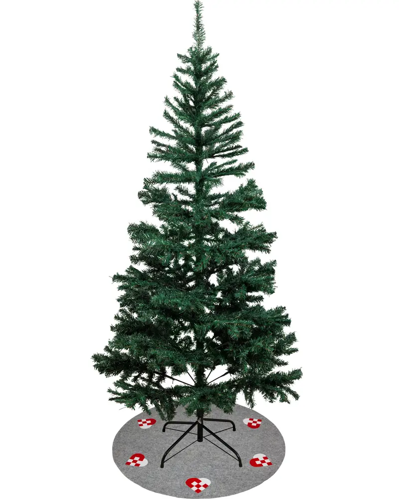 Julgran på fot 180 cm plast
