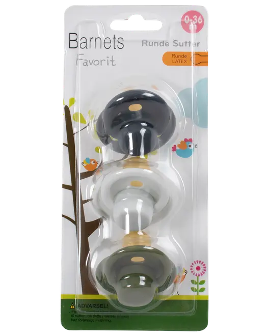 Sutter 0-36 mdr 3-pak ass. farver