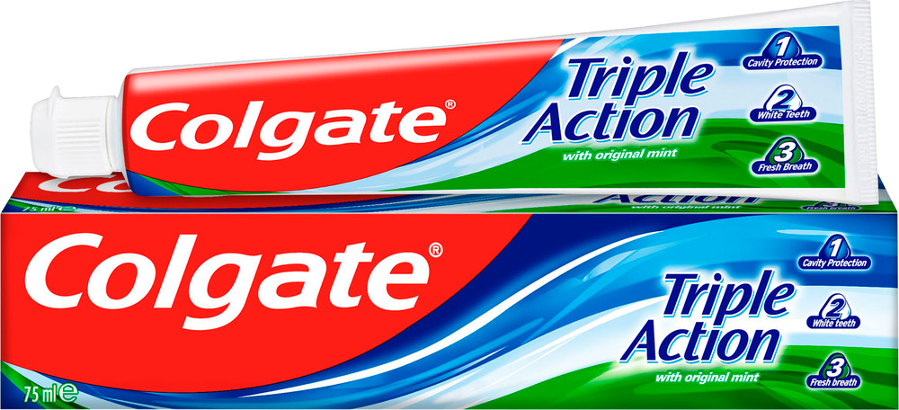 Colgate Tandpasta 75 ml - Triple action