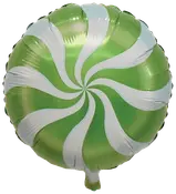 Folieballon 33 cm - Grøn bolsje
