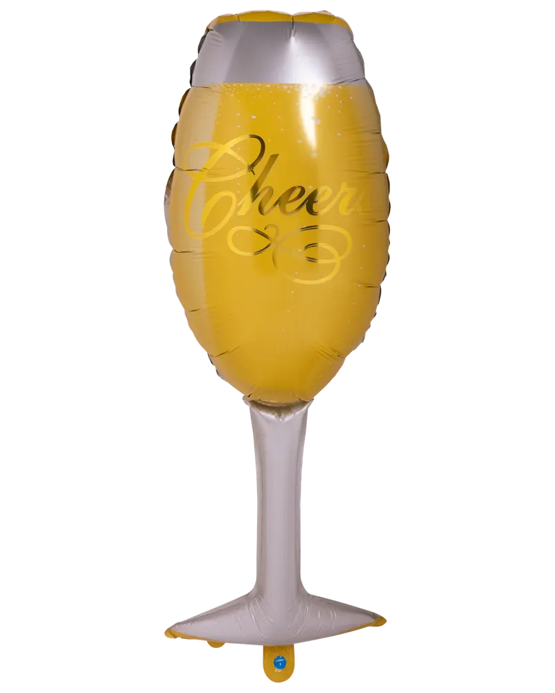 Folieballong champagneglas