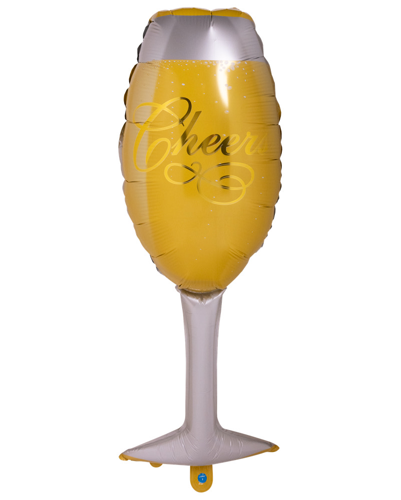 folieballon champagneglas