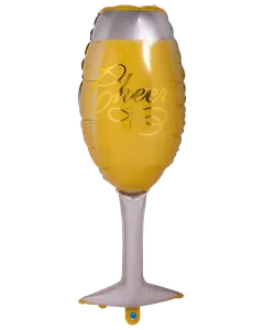 Folieballong champagneglas