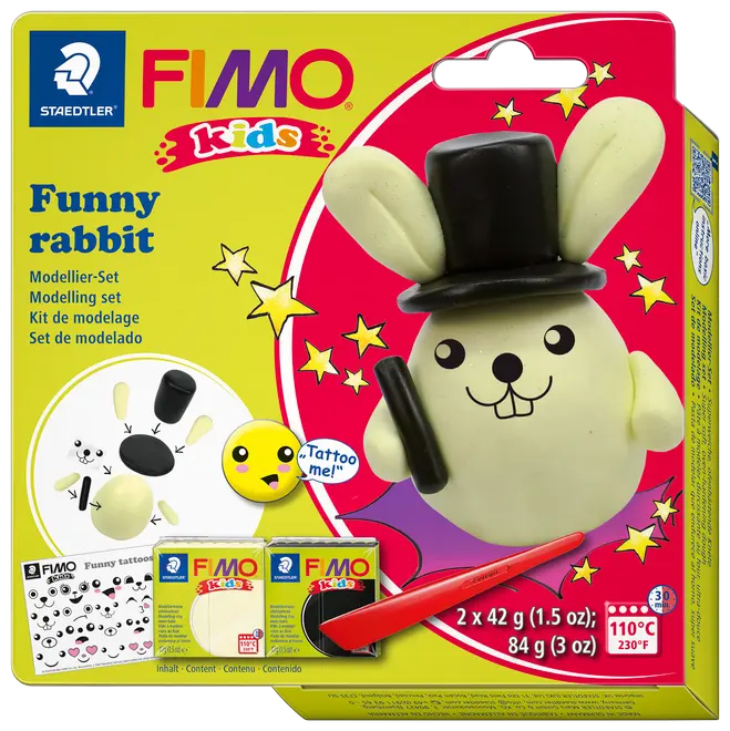 Staedtler FIMO kids Modellervoks kanin