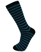 Strumpor med ränder - blå