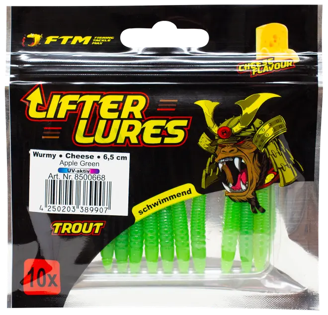 Wurmy Cheese 6,5 cm - Green