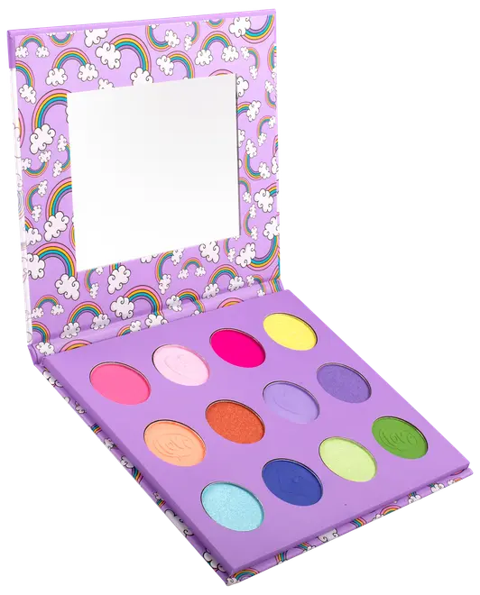 CREATEit Øjenskygge palette med spejl - ass. farver