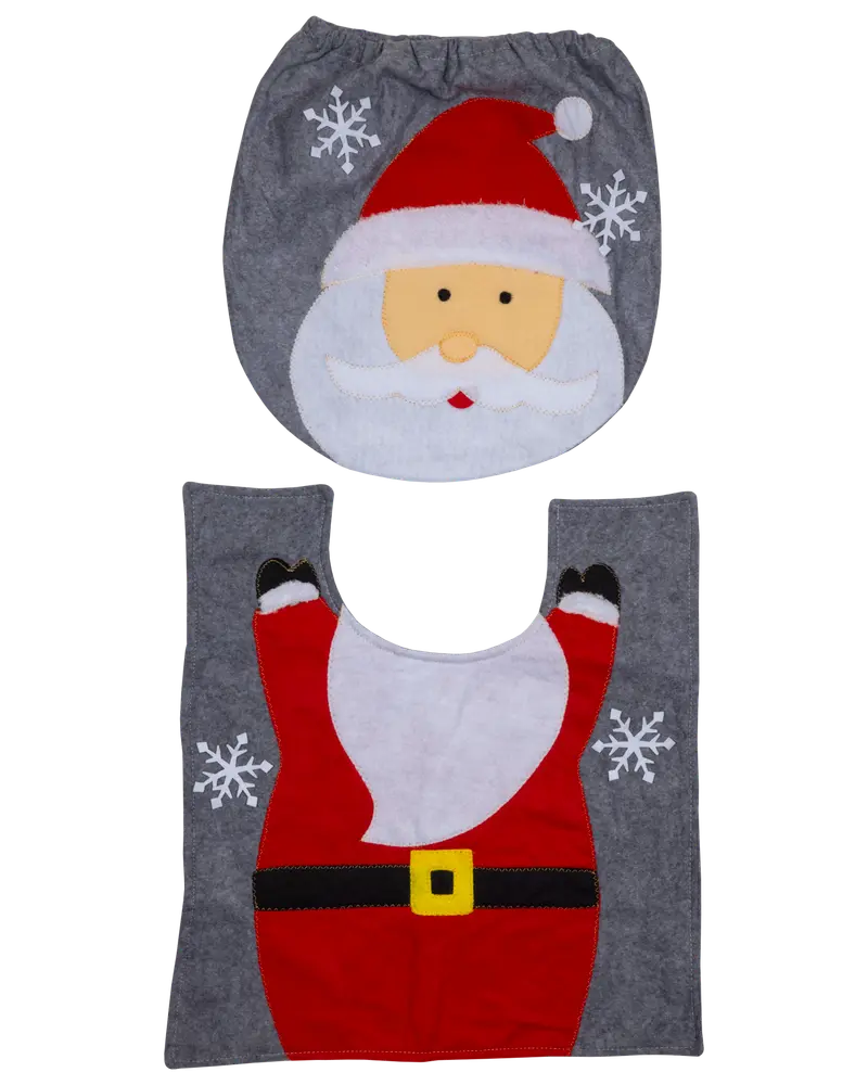 Badrumsmatta set julmotiv
