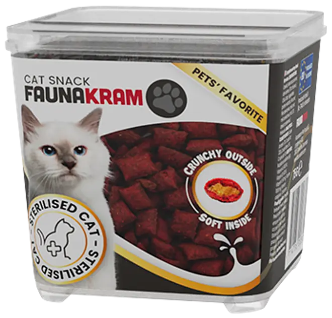 Faunakram Kattesnacks - Steriliseret 75 g