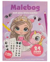 Målarbok med klistermärken