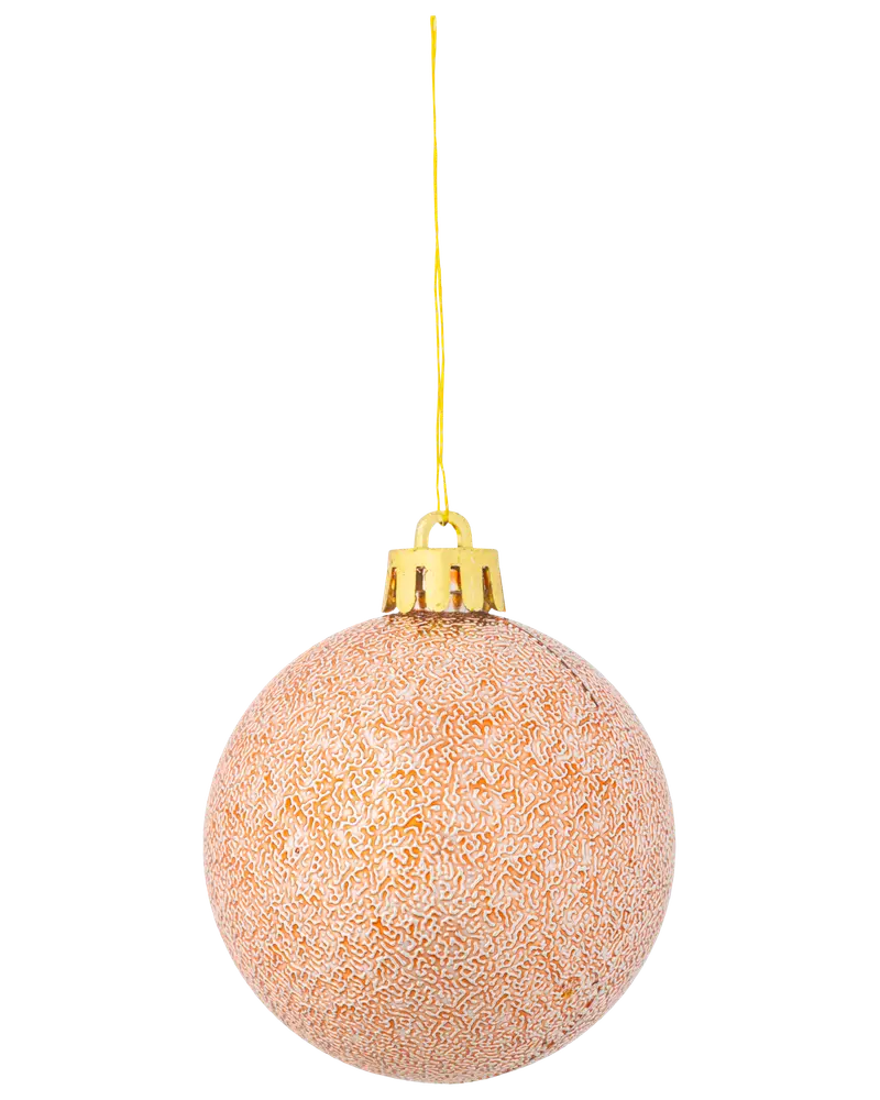  Julgranskulor Ø5 cm 10-pack - Roséguld