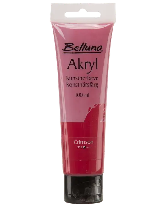 Akrylfarve 100 ml Crimson
