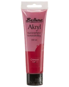 Belluno Akrylfarve 100 ml Crimson