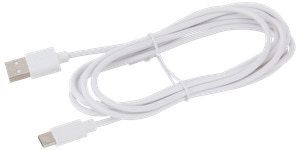 Sinox usb-c kabel vit 2 m