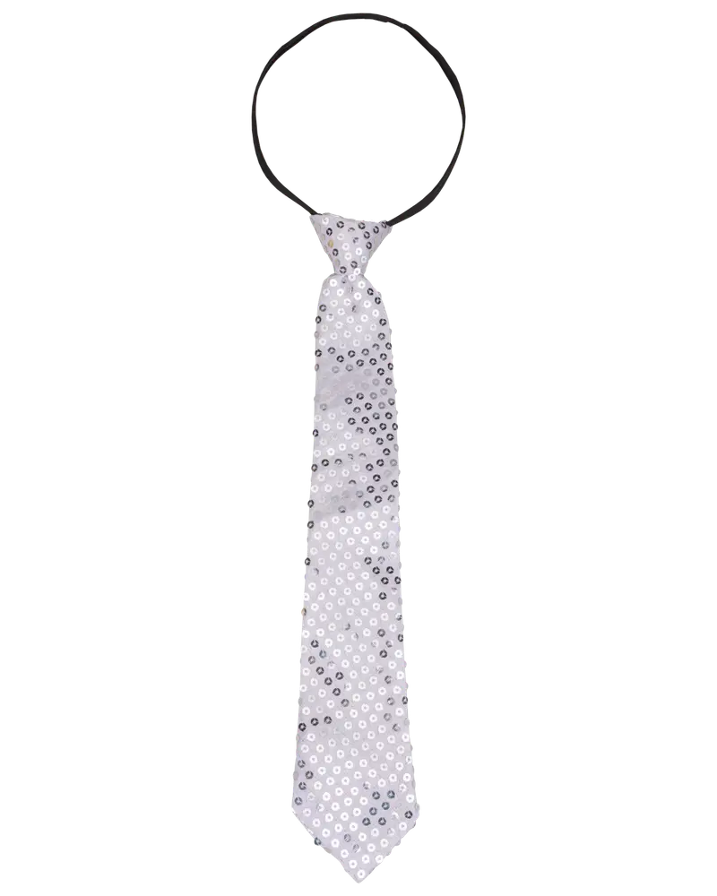 Slipsar med paljetter – olika färger