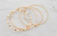 Armband 4 st - guld