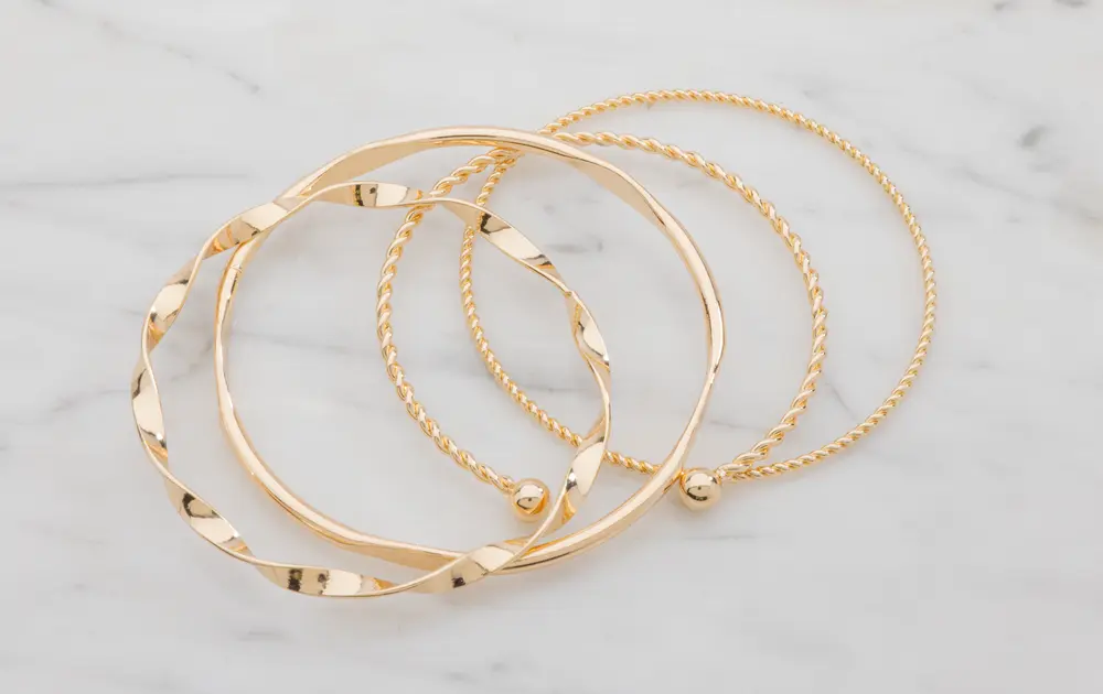 Armband 4 st - guld