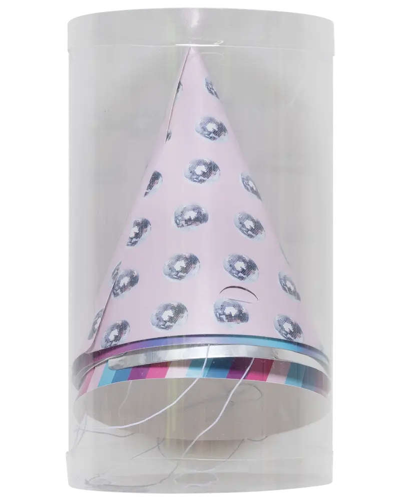 Disco pappershattar 4-pack
