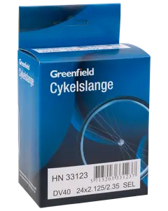 Greenfield Cykelslange DV40 24 x 2,12-2,35 selvlap