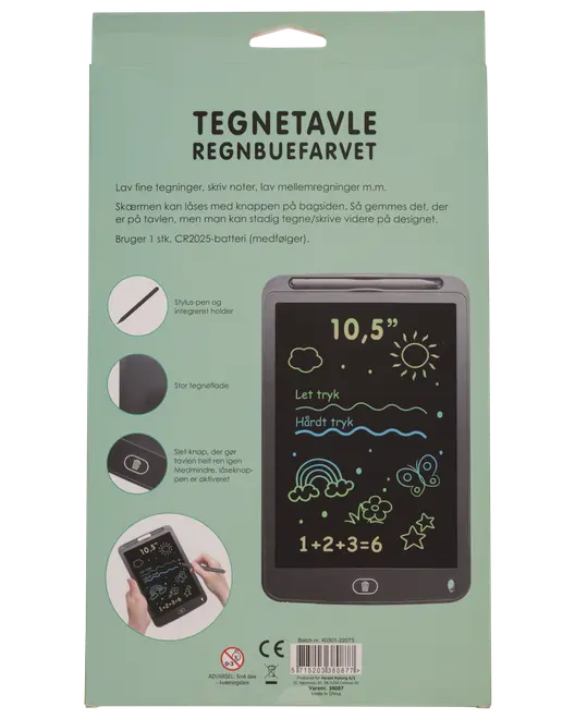 Ritplatta för barn LCD-skärm