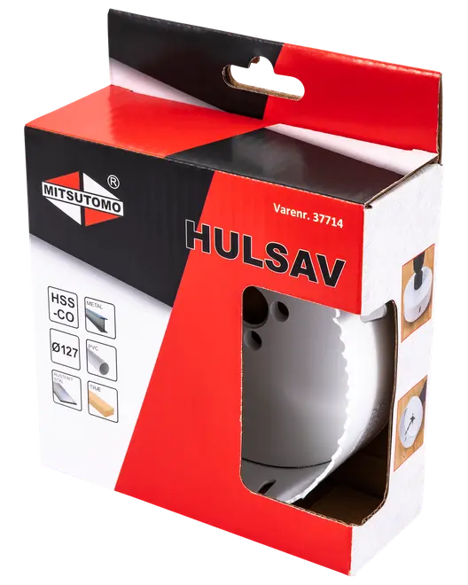 Mitsutomo Hålsåg M42 kobolt Ø127 mm