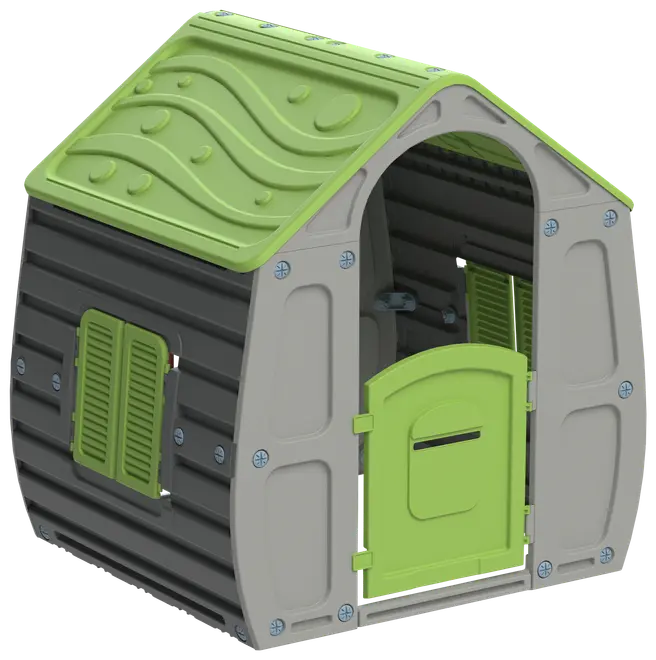 Legehus 90 x 102 x 109 cm - pastel