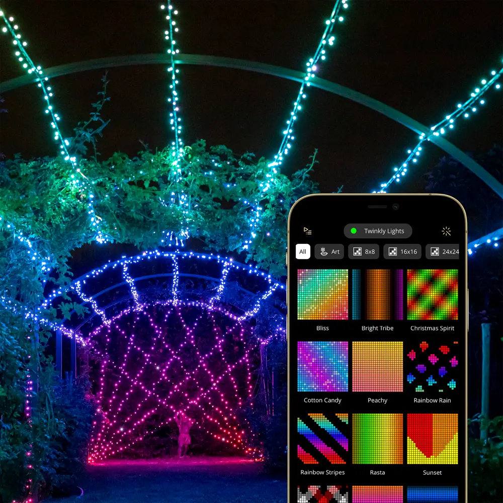 Twinkly ljusslinga 600 LED 36 m