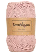 Bomullsgarn 50 g gammalrosa