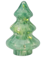 Julgranslampa i glas - höjd 20 cm