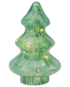 Julgranslampa i glas - höjd 20 cm