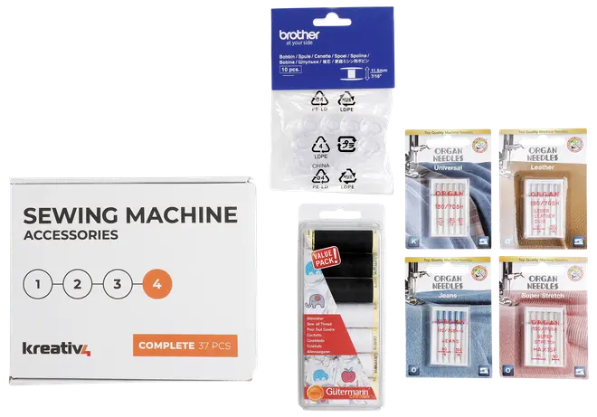 Symaskinstillbehör complete