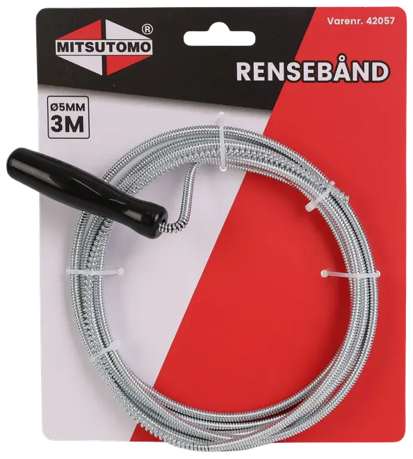 Rensebånd Ø5 mm 3 meter