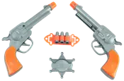 Sheriff pistolsæt