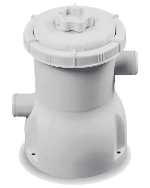 EXIT TOYS Pool 300x200 cm med pumpe og skærm - brun